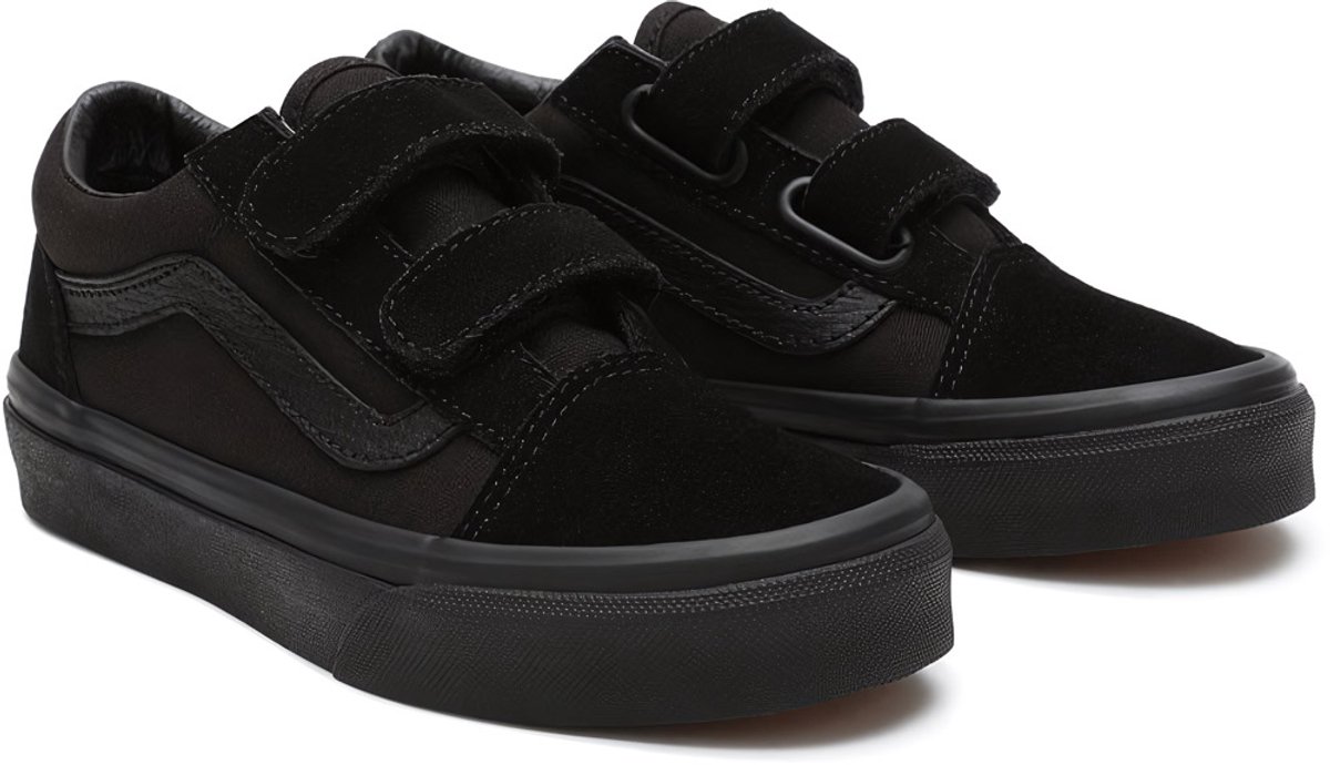 Vans Jungen Lifestyle Sneaker Uy Old Skool V 000VHE/VNENR Blk/Blk-30 5 Zwart