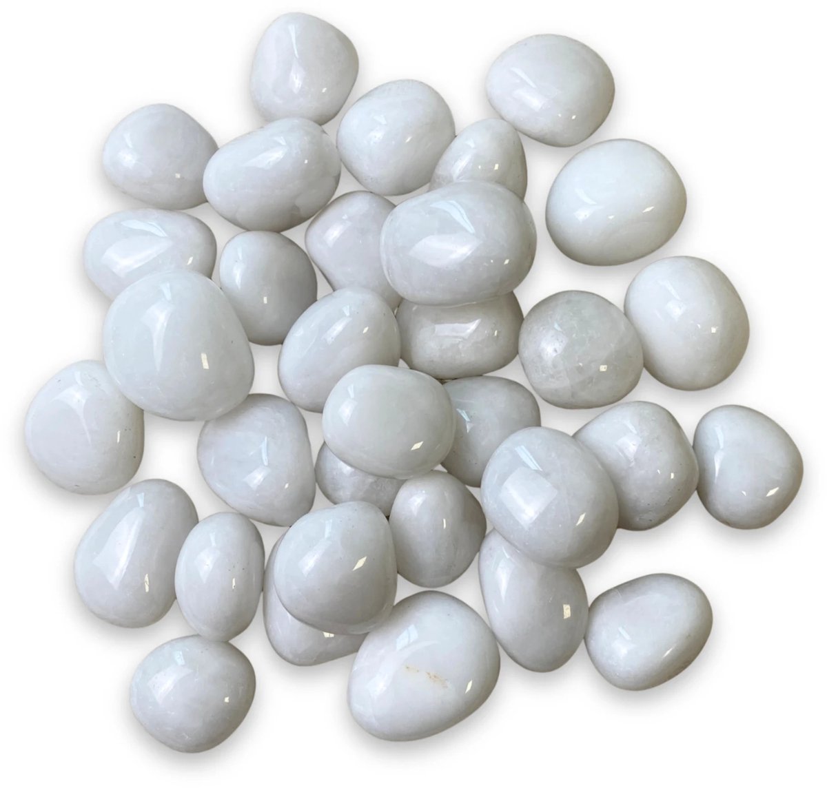 Ruben Robijn Trommelstenen Sneeuwkwarts (mt3) 500 gr. Wit
