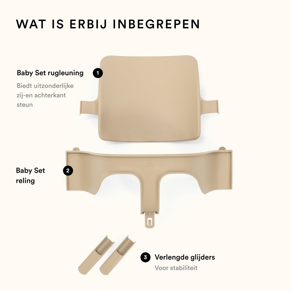 Tripp Trapp Baby Set van Stokke, Natural thumbnail 5