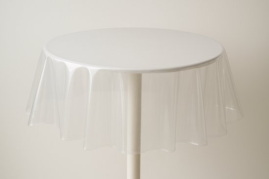 DASIAUTOEM Transparant tafelkleed, transparant tafelkleed, 140 cm breed, per meter 0,13 mm dik, waterdicht, afwasbaar, pvc-folie, vetdicht, tafelbeschermingsfolie (240 x 140 cm