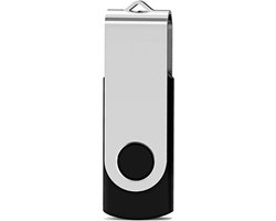 QTTVBTNA USB Stick 128GB – Hoge Snelheid USB 3.0 – 360° Draaibaar – Compatibel met PC, Mac & Auto