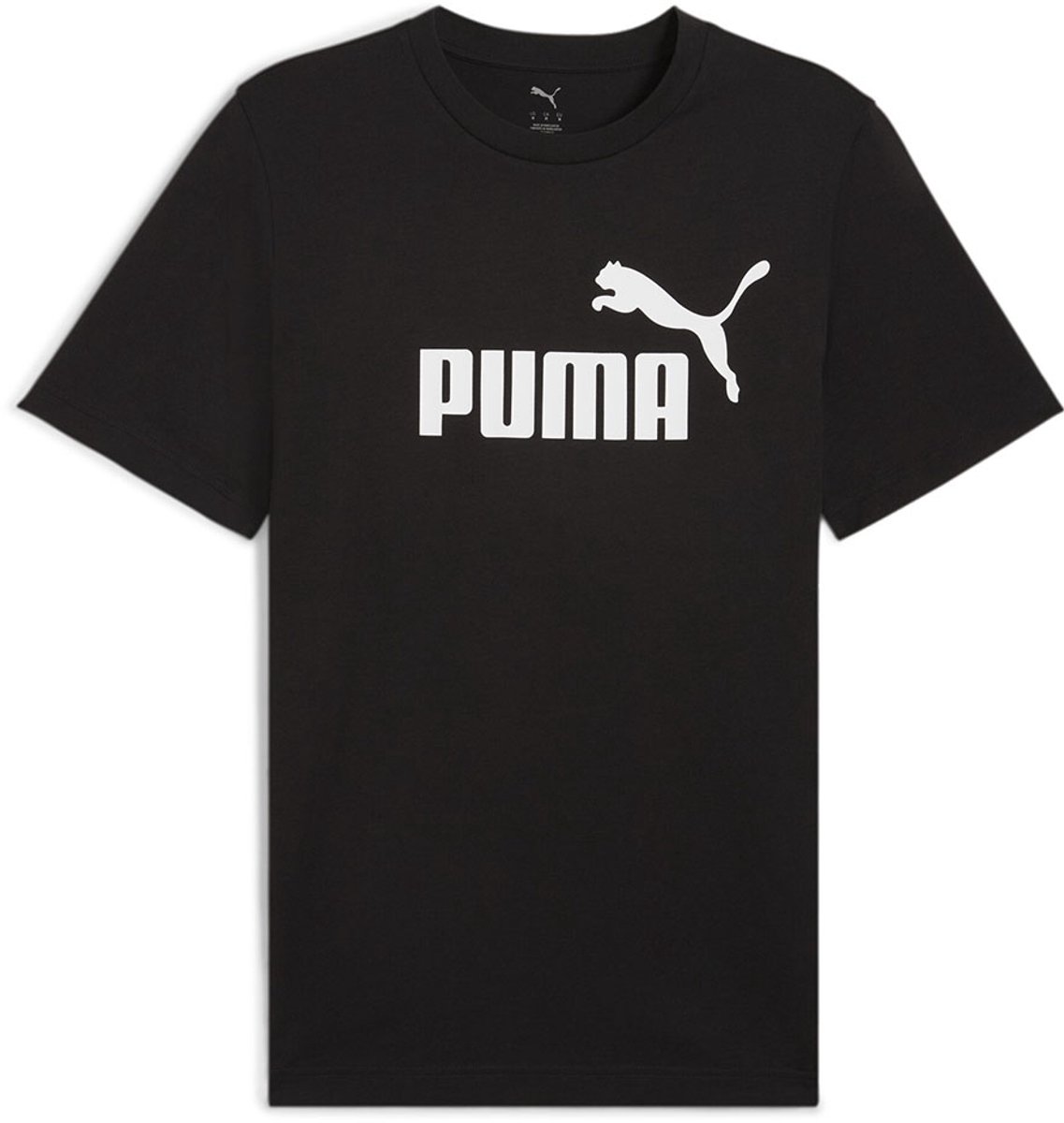 Puma Ess N1 Logo T-shirt Met Korte Mouwen Zwart