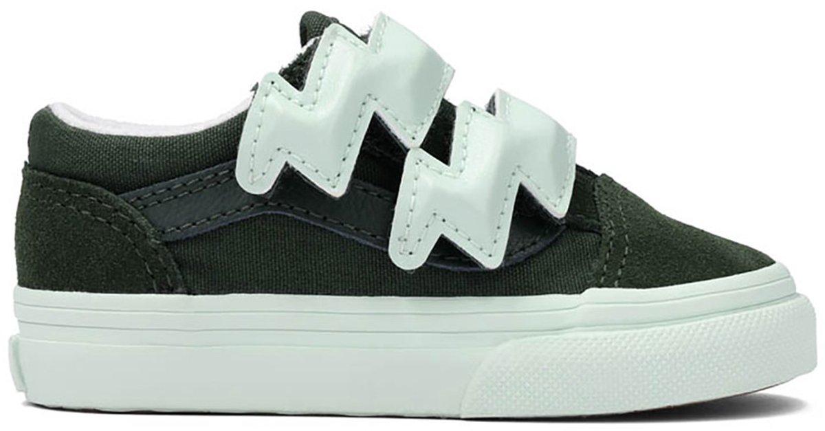 Vans Old Skool V Bolt Strap Schoenen 1/2 Jongens Meisjes Dried Kelp