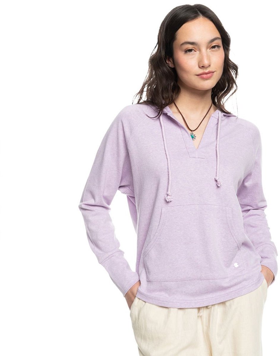 Roxy Dstination Surf Hoodie S Vrouw Crocus Petal