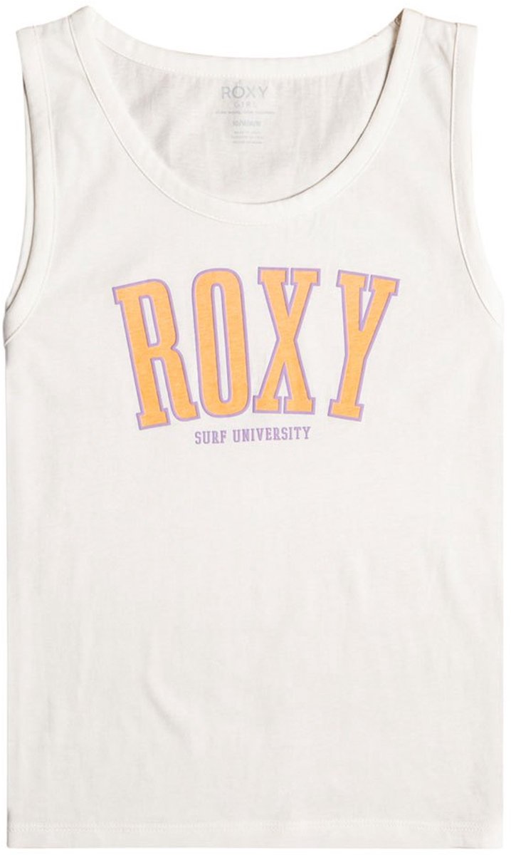 Roxy Price Of Fame Mouwloos T-shirt 16 Years Meisjes Wit