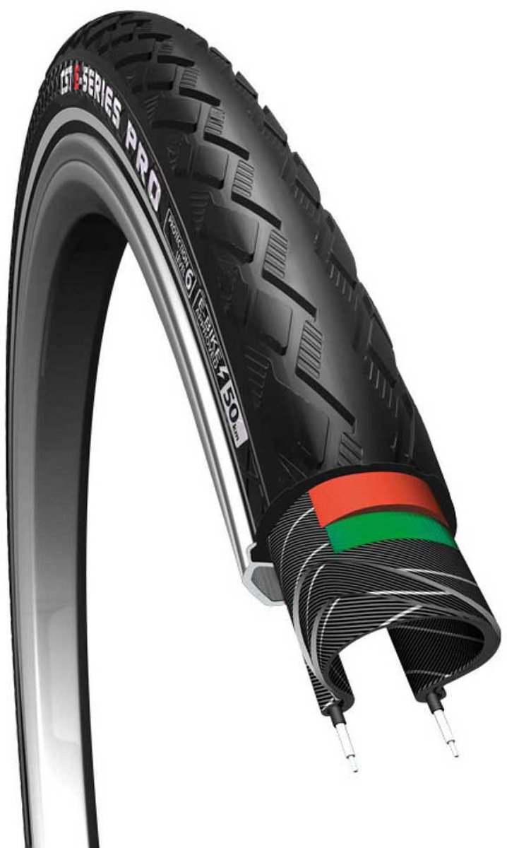 Cst E-series Pro 700c X 38 Stevige Urbanband Zwart 700C x 38