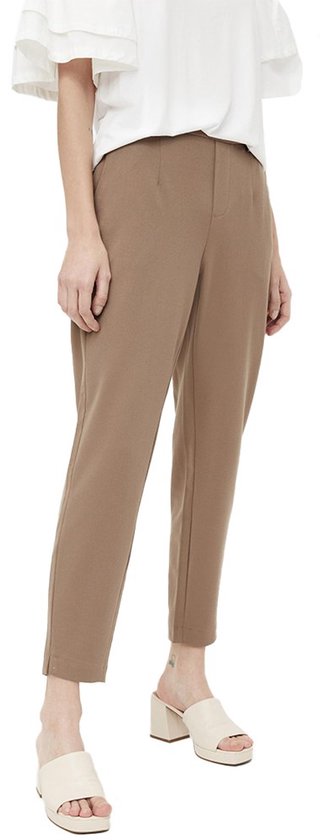 Object OBJLISA SLIM PANT NOOS Dames Broek Fossil - Maat 36