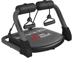 1x buiktrainer – 3 instelbare weerstanden buikspiertrainers – compacte ab trainer voor thuis en kantoor – multifunctioneel core-apparaat voor alle leeftijden – Zwart