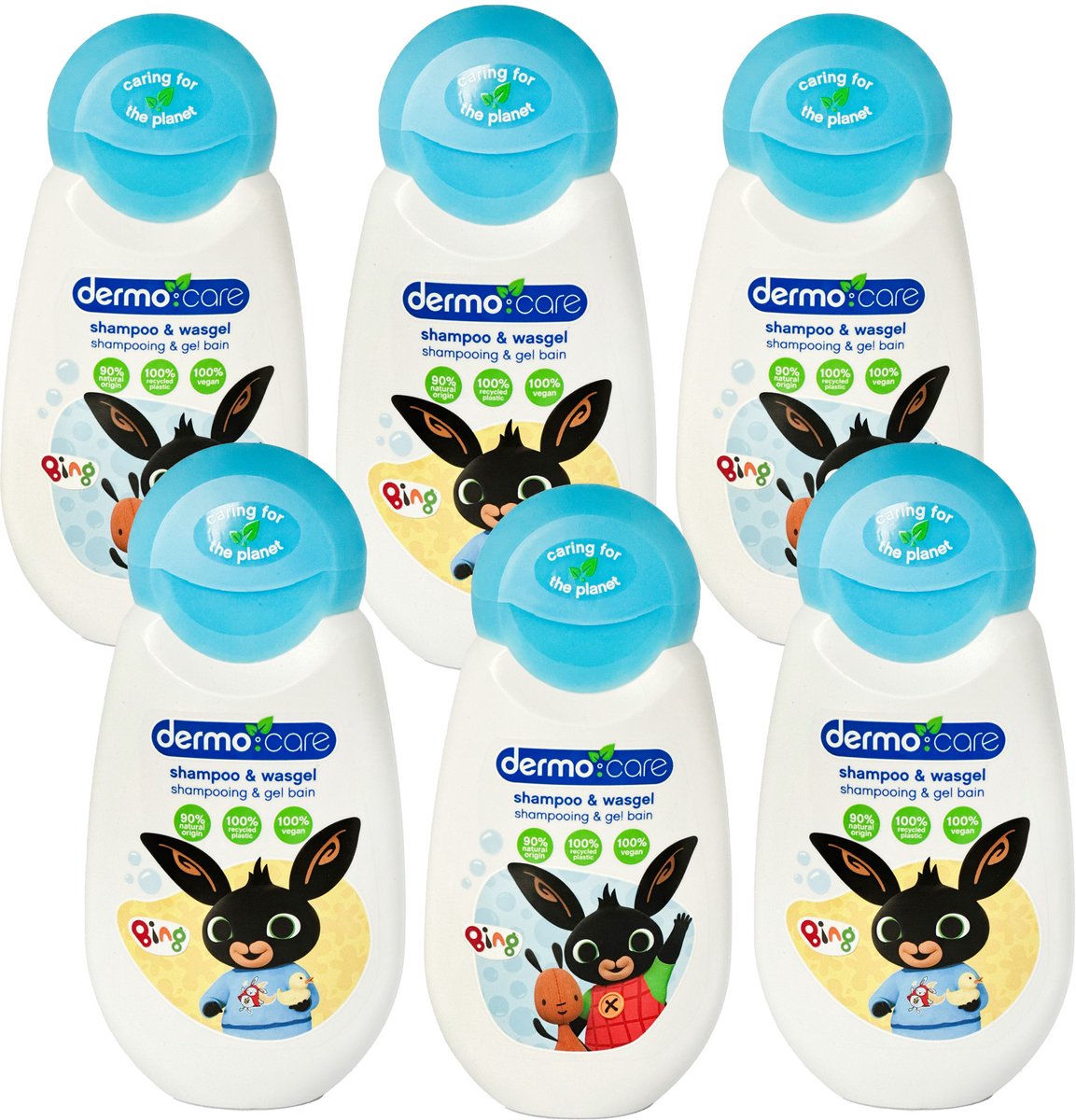 Dermo Care Bing shampoo & wasgel 6x 200ml