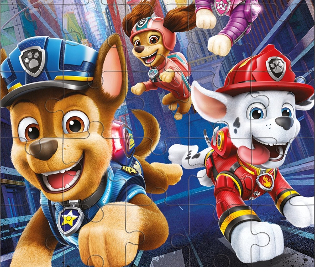 Tactic PAW Patrol – The Movie Vloerpuzzel – Puzzel – Vanaf 3 jaar – 35 stukjes – 60x40 cm — afbeelding 3