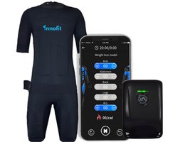 Professioneel EMS Trainingssysteem voor Thuis – Personal Training. Afvallen, Spieropbouw & Strakker Lichaam-Innovatieve Thuis Work-out voor Snelle Resultaten SIZE XL UNISEX