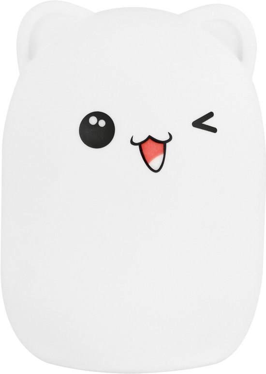 BOBO&RABIT LED - Kinder Nachtlampje - Tafellamp / Nachtlamp - Draagbaar - Touch - Accu - 1.5 watt - RGBW van Merkloos — afbeelding 2