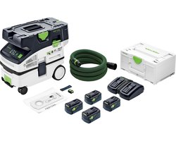 Festool CTLC MINI I-Plus Accustofzuiger 2x18V 5.0Ah - 577670