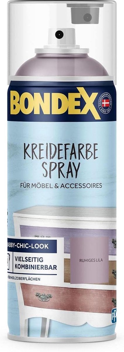 Bondex Krijtverf Spray kalm paars 0.4L