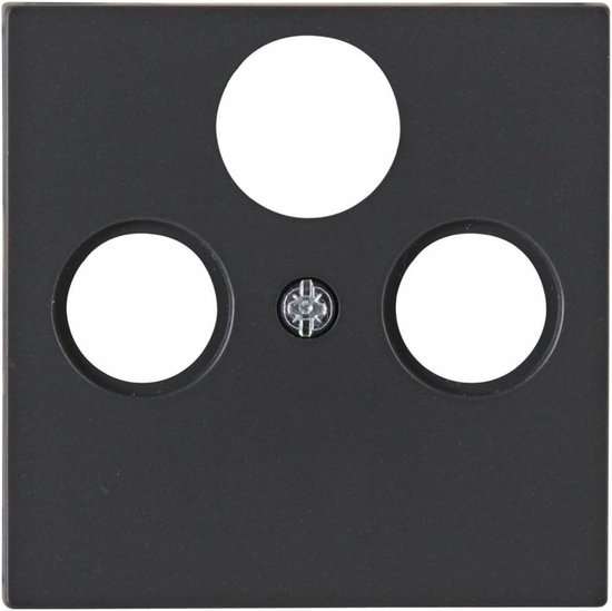 Kopp Athenis afdekplaat TV/FM mat-grijs | Bouwhof
