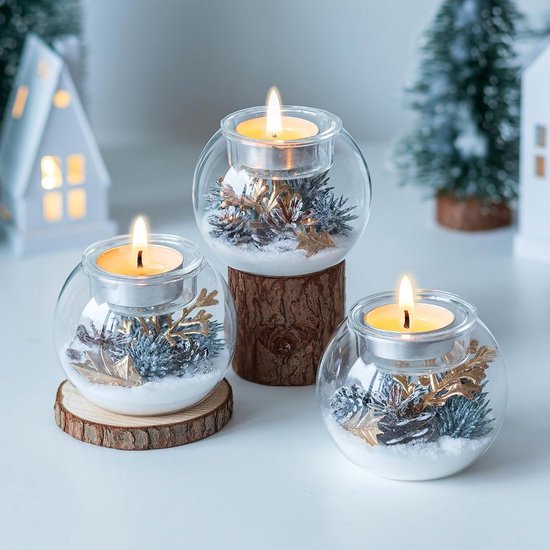 Glazen lantaarns, windlichtjes en waxinelichtjes - Woonwinkel