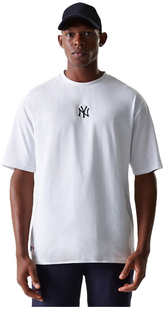 New Era Mlb Le Midi New York Yankees T-shirt Met Korte Mouwen Wit
