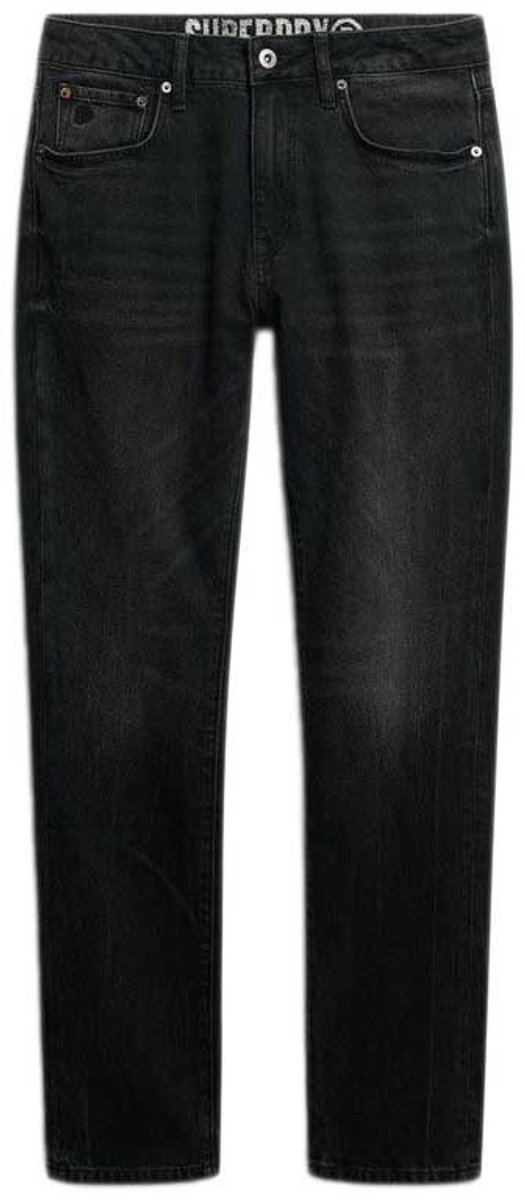 Superdry Vintage Slim Spijkerbroek 34 32 Man Zwart