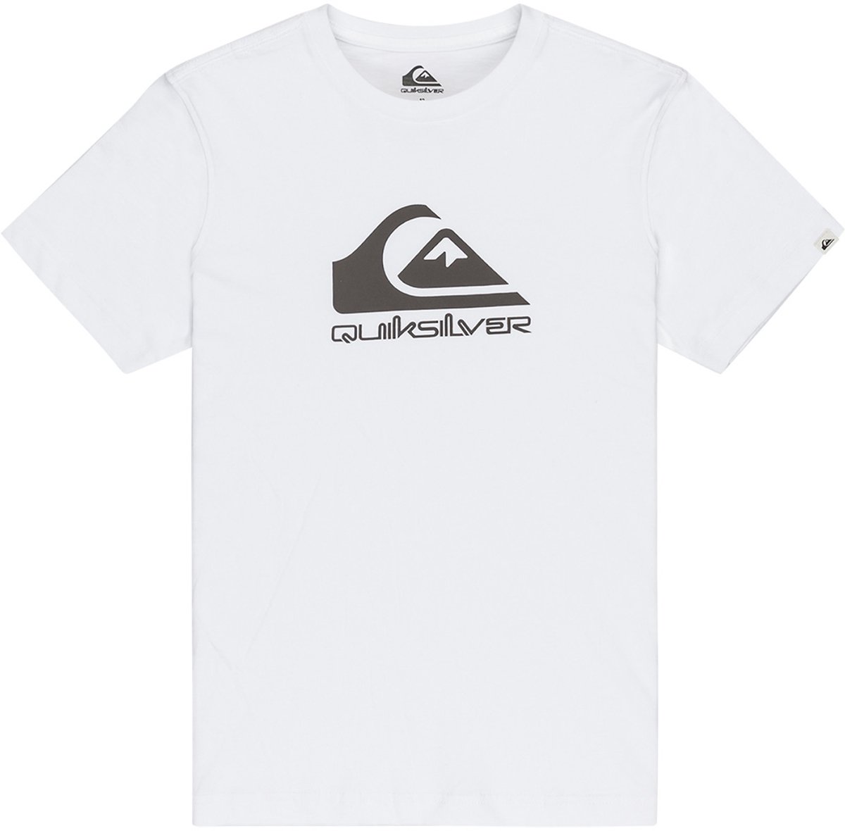 Quiksilver Ev Comp Logo T-shirt Met Korte Mouwen 14 Years Jongen Wit