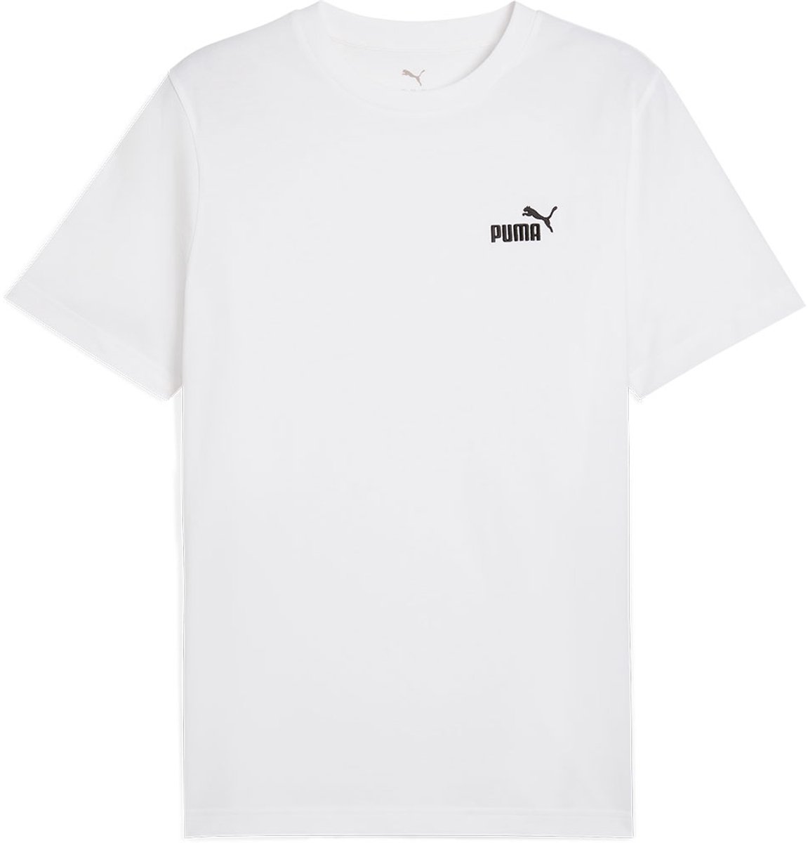 Puma Ess Small No. 1 Logo T-shirt Met Korte Mouwen Wit