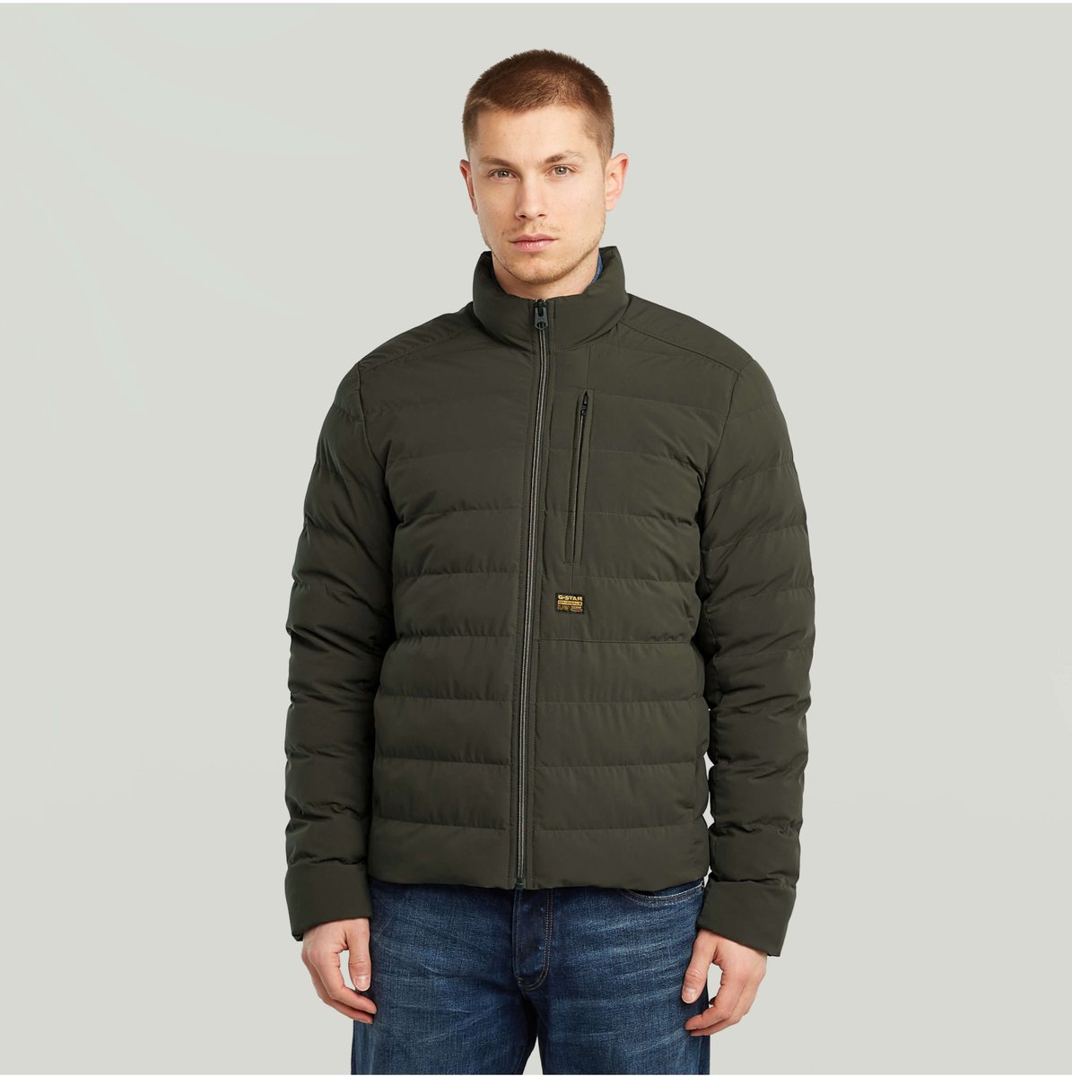 G-STAR Foundation liner jkt Heren Jas asfalt Grijs