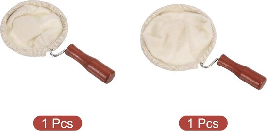 Hikr® Katoenen Koffiefilter - V60-2 - 2 stuks - Ongebleekt - Duurzaam en herbruikbaar