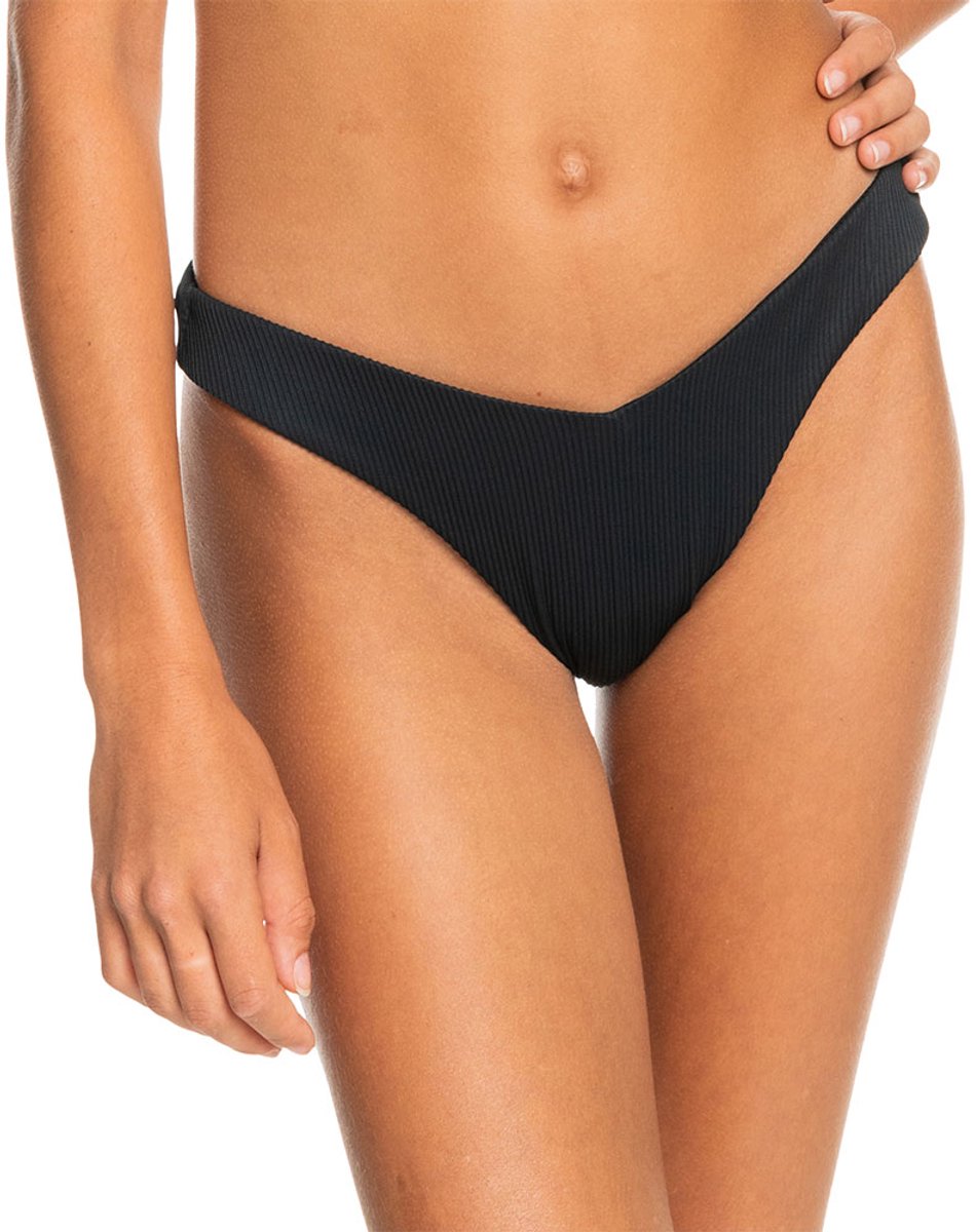 Roxy Rib Love Bikinibroekje XS Vrouw Antraciet
