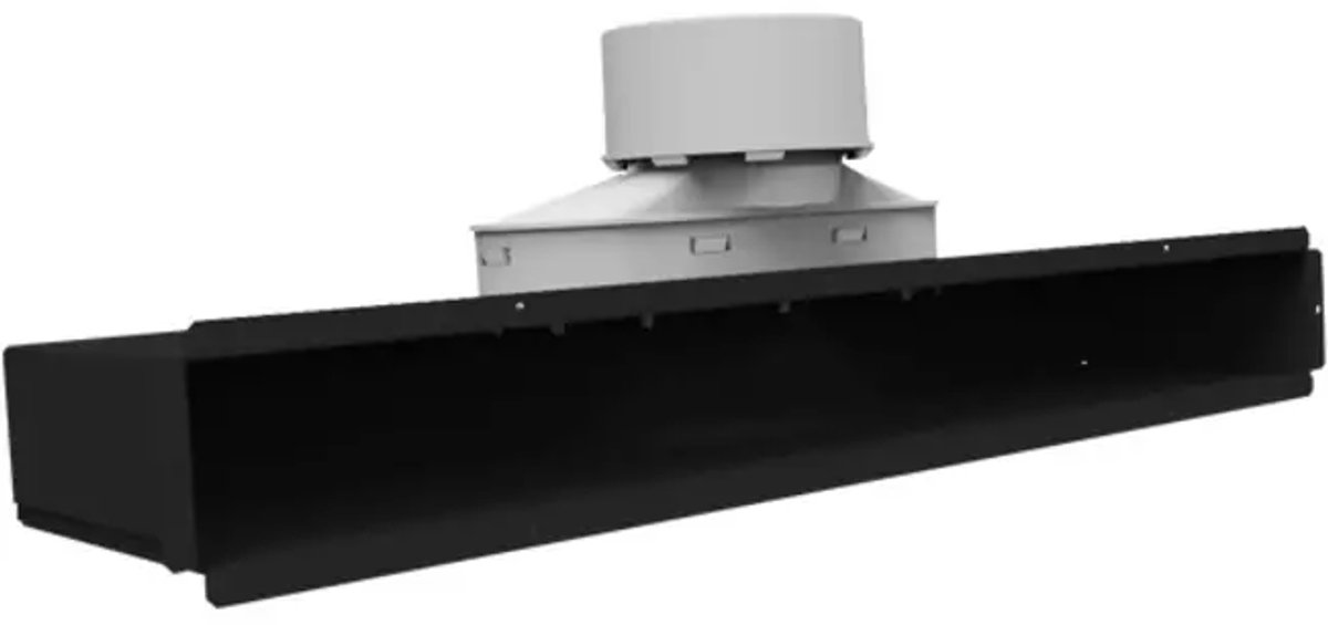 Vent-Axia Uniflexplus lijncollector voor plafond of muuraansluiting 1x Ã˜90 mm