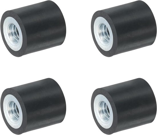 QUARKZMAN 8 stuks rubberen isolatiehouders M5 x 15 mm met schroeven 15