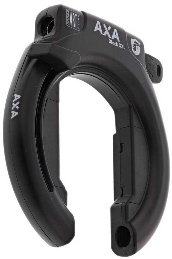 AXA Block XXL retractable - Ringslot voor fietsen met brede banden - Frameslot - Met plug-in mogelijkheid - Zwart van AXA — afbeelding 2