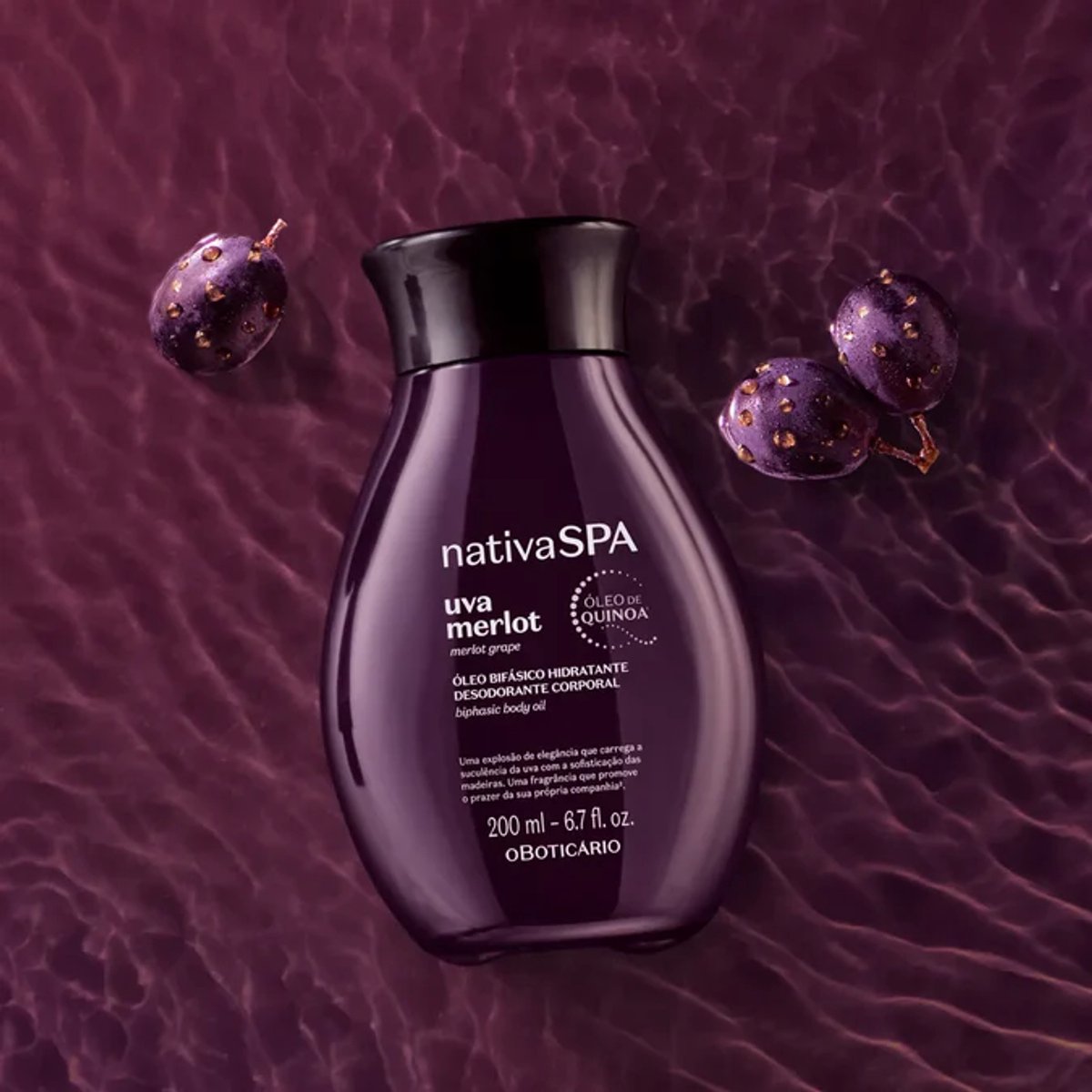O Boticário NativaSPA Bodyolie van Merlot Grape extract 200ml