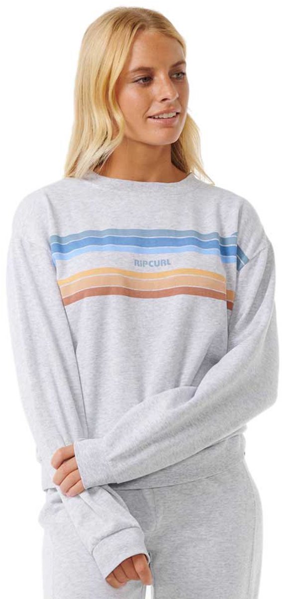 Rip Curl High Tide Surf Sweatshirt XS Vrouw Grijs