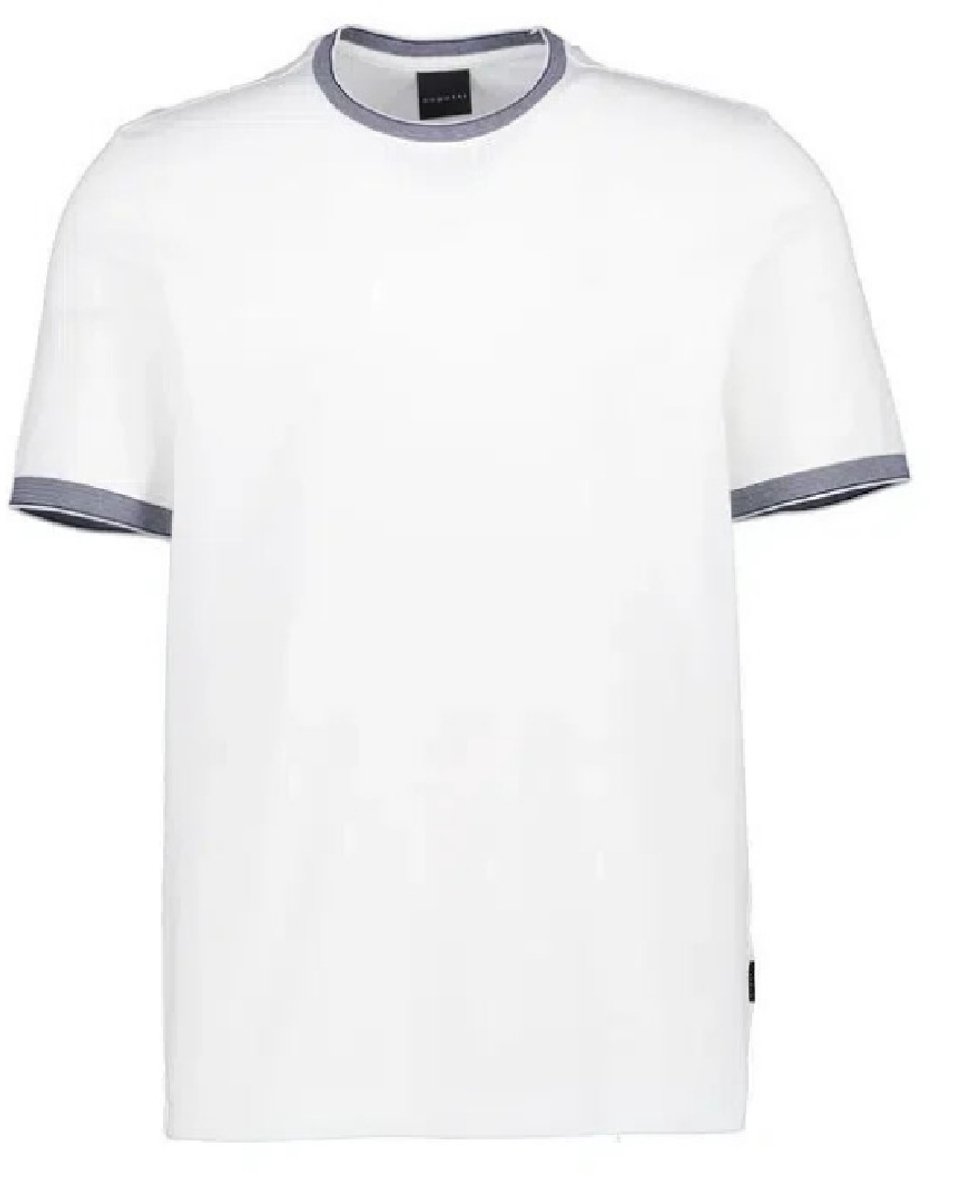 Bugatti - Wit T-shirt - Maat L