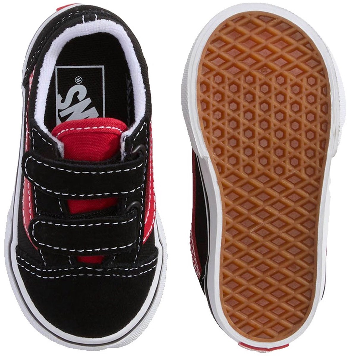 Vans Old Skool V Schoenen 1/2 Jongens Meisjes Zwart