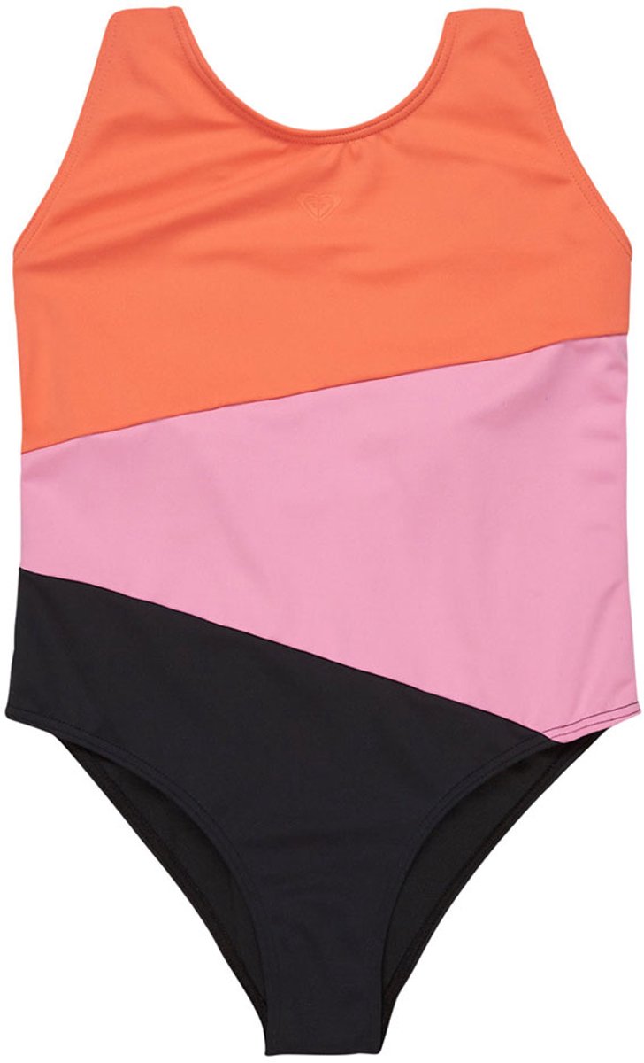 Roxy Colorblock Zwemkleding Veelkleurig 14 Years Meisjes Antraciet