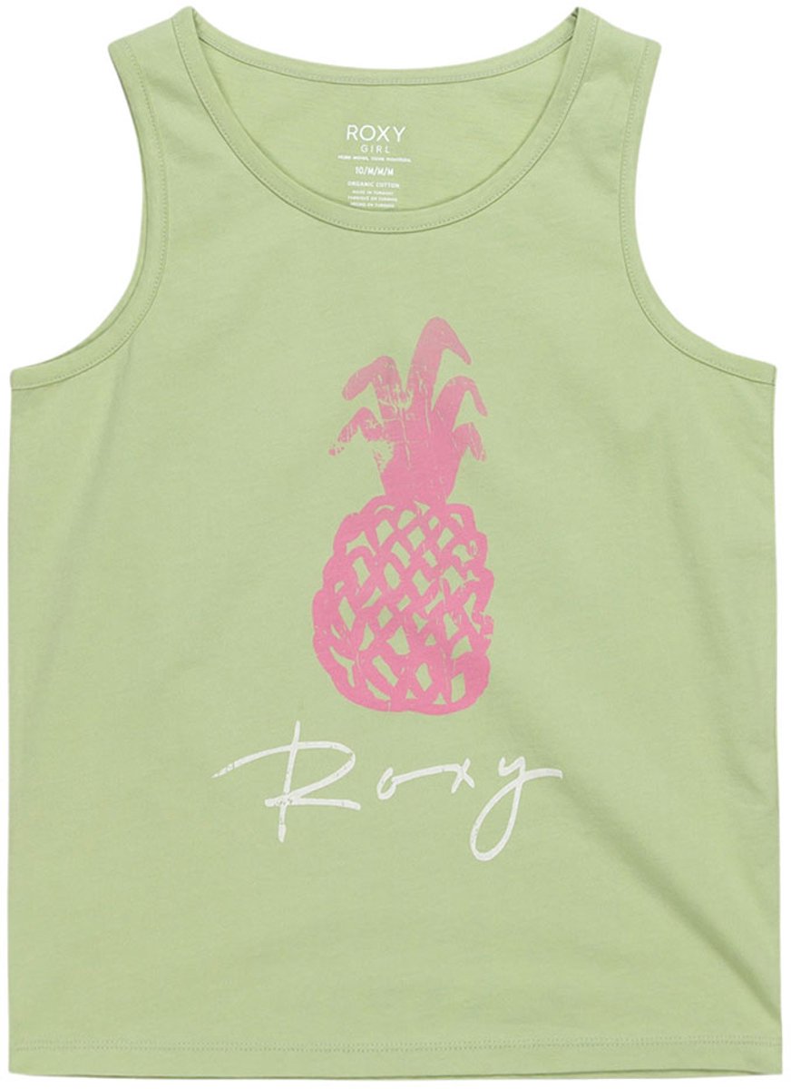 Roxy There Is Life Vintage Mouwloos T-shirt 16 Years Meisjes Groen