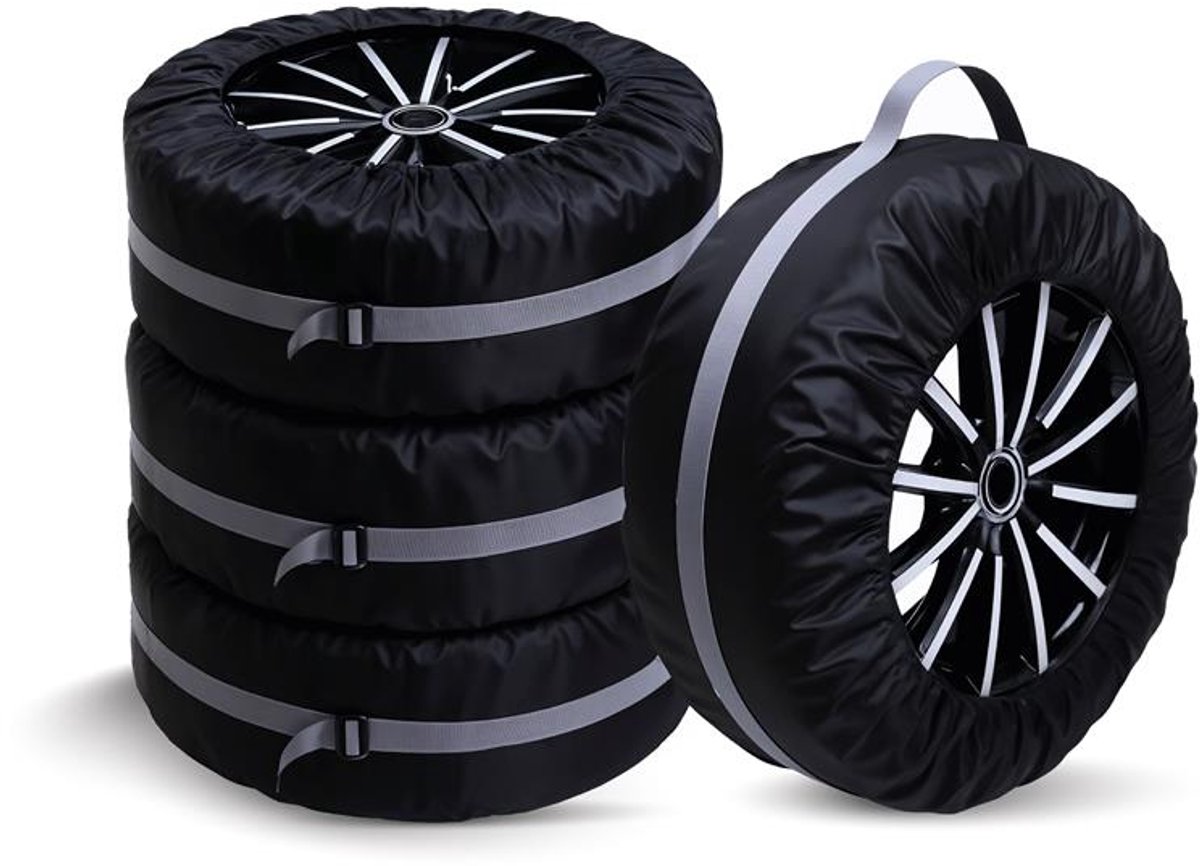 FEROCITY - Bandentas Set - Verstelbare maat - 14"-22" - Bandenopslag Bandenhoes Beschermhoes - 4 Stuks