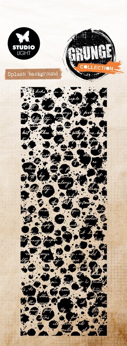 Clear stamps Splash background- Grunge collection nr. 890
