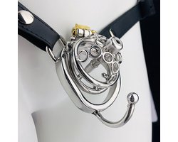 Kiotos - Luxe Peniskooi met Penisplug - Incl. Tailleriem - Kuisheidsgordel - Fancy