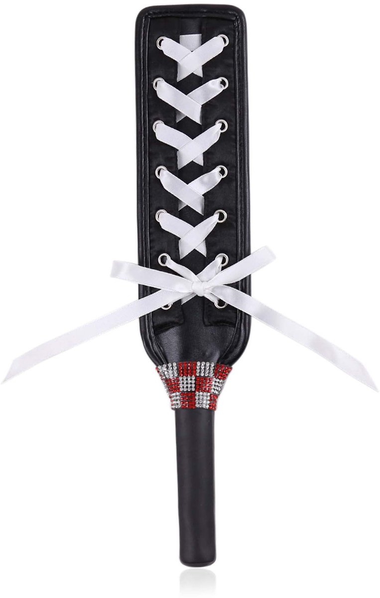 Smart Moves - Paddle - 36 cm - Zwart met Wit Lint