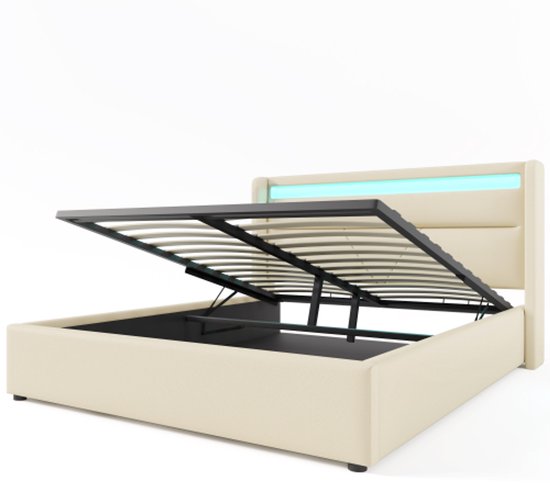 Andreina opklapbed, Poef om te bouwen tot een eenpersoonsbed, Chaise Andreina opklapbed, Poef om te bouwen tot een eenpersoonsbed, Chaise