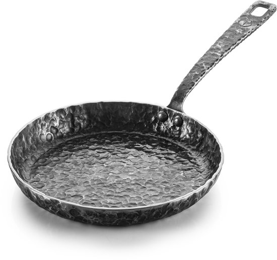 Forged Koekenpan Carbonstaal met 2 handvatten ø 24 cm - geschikt voor Forged Koekenpan Carbonstaal met 2 handvatten ø 24 cm - geschikt voor