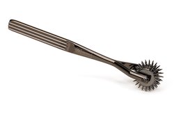 Liebe Seele - BDSM Pinwheel - Wartenburg Pinwheel - Drie Wieltjes - Zwart Chroom