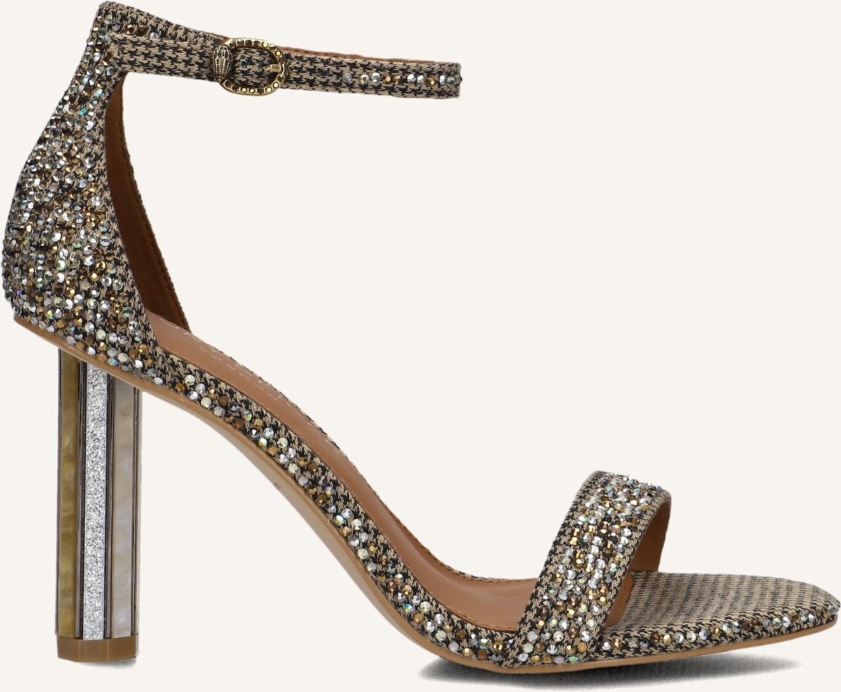Kurt Geiger London Perspex Heel Sandal Sandalen - Dames - Goudkleurig - Maat 40