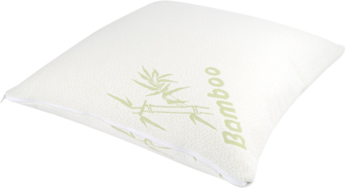 Mistral Home - HOOFDKUSSEN - bamboo - 60 x 60 cm - effen kleur - groen