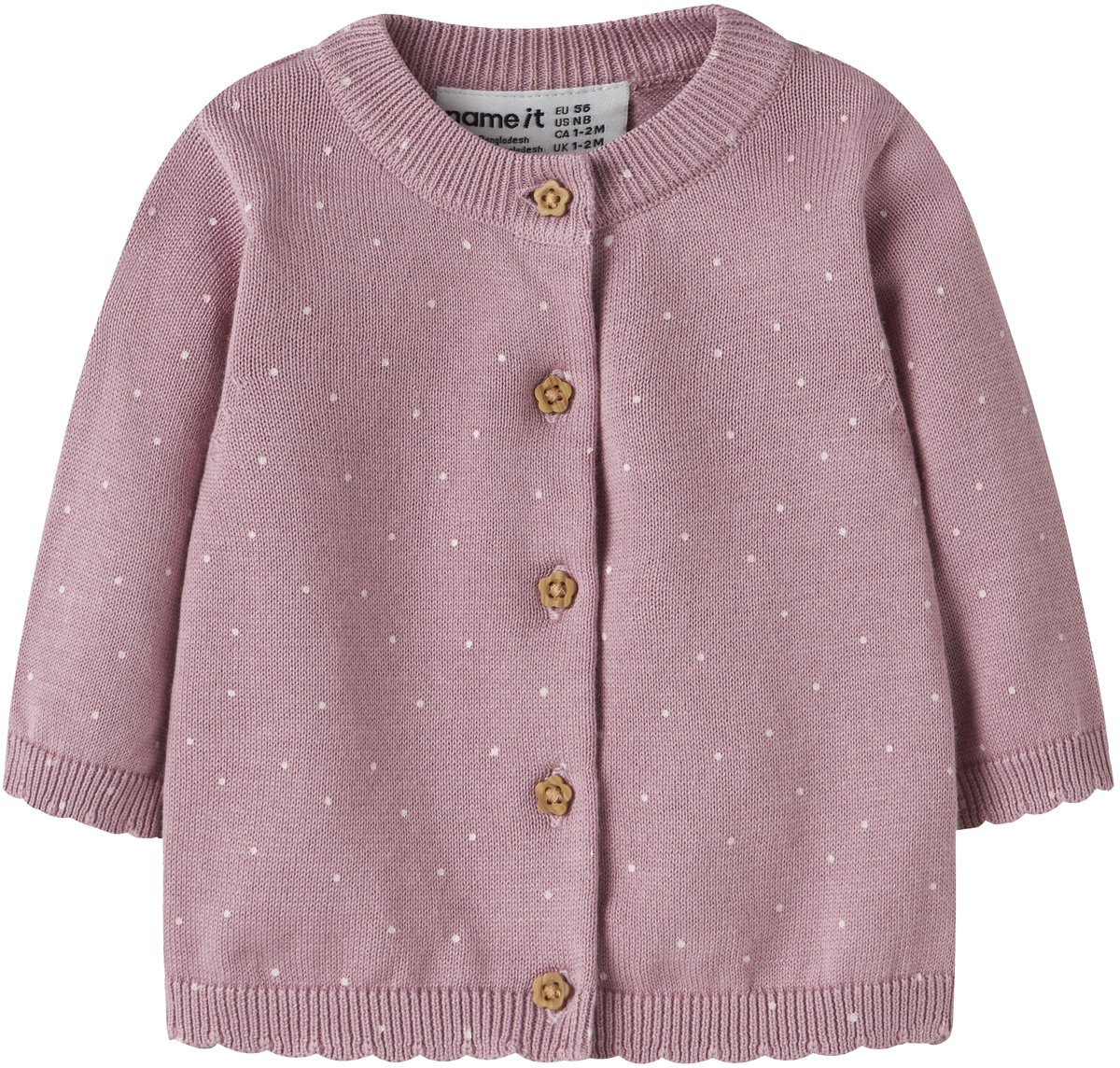 NAME IT - NBFLADOT LS KNIT CARD - Baby - Cardigans