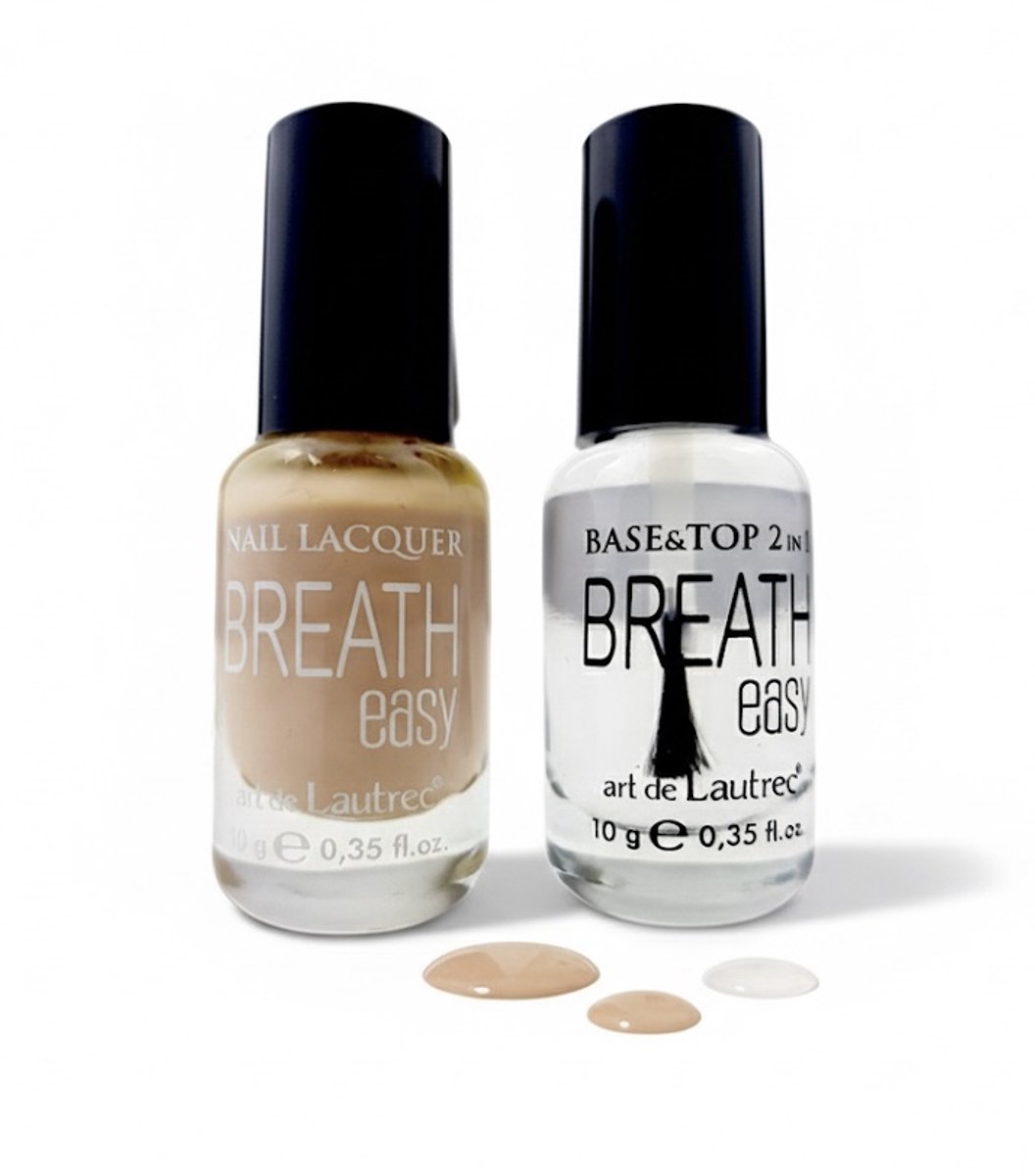 Halal Nagellak - BreathEasy - nagellak no. 12 + Base&Top - Waterdoorlatend - Luchtdoorlatend - Halal - Combideal