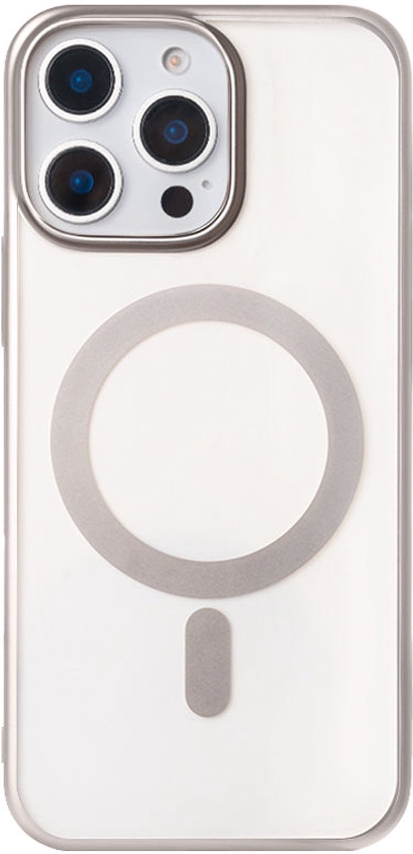 Rixus Instinct Mag Case For iPhone 14 Pro Max Titanium Grey