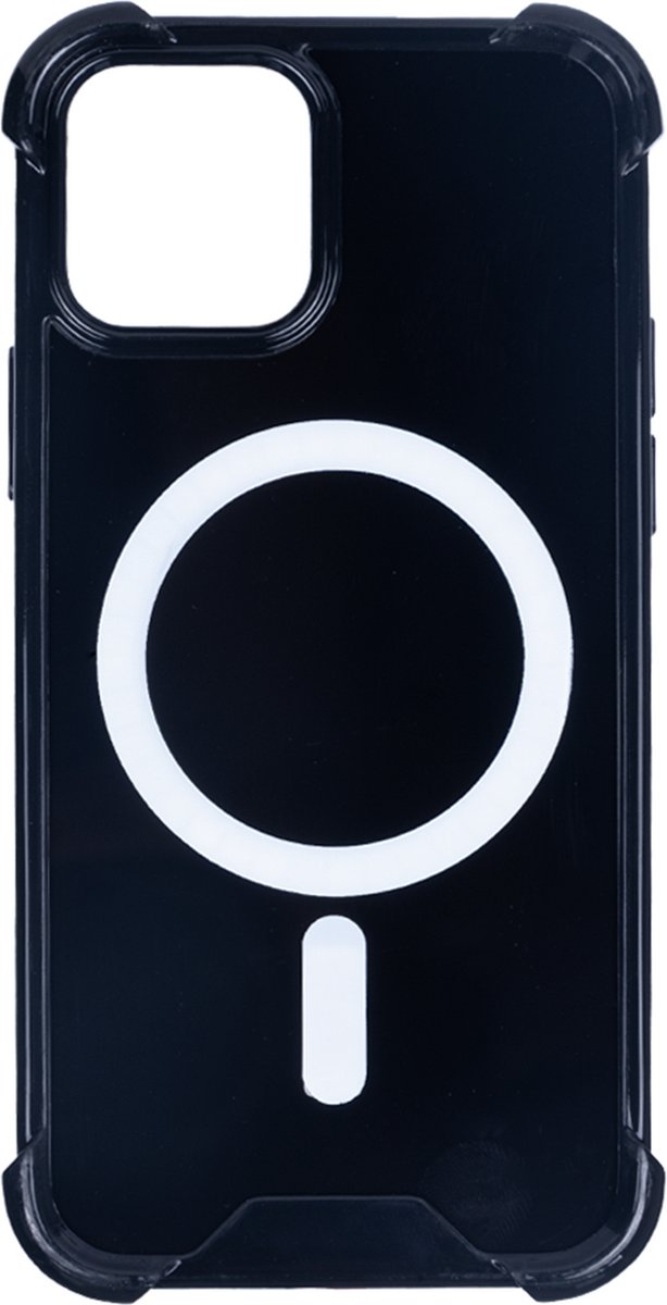 Rixus For iPhone 12 Mini Anti-Burst Case With Magsafe Black
