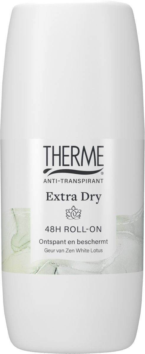 6x Therme Anti-Transpirant Extra Dry Zen White Lotus Roller 60 ml